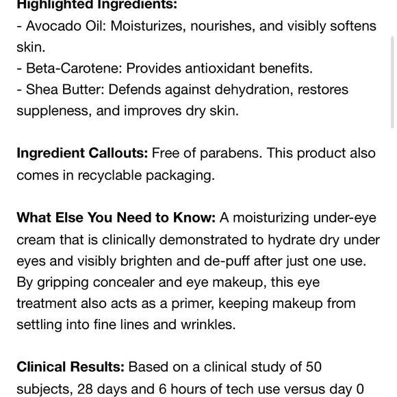 Kiehl's Creamy Eye Treatment with Avocado - White and Green - Picture 4 of 5